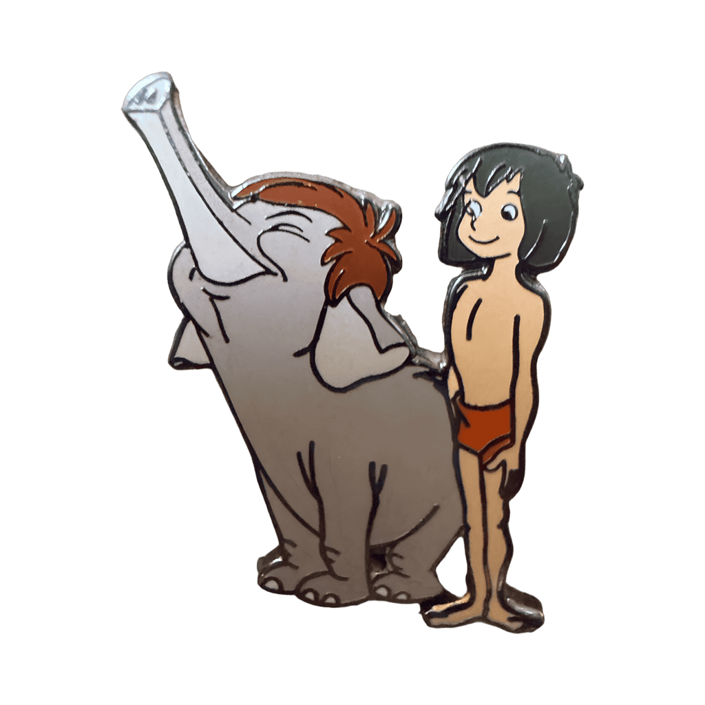 Mowgli and Hathi Jr Disney pin