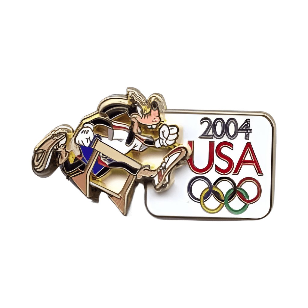 USA Olympic Goofy Hurdles Disney pin
