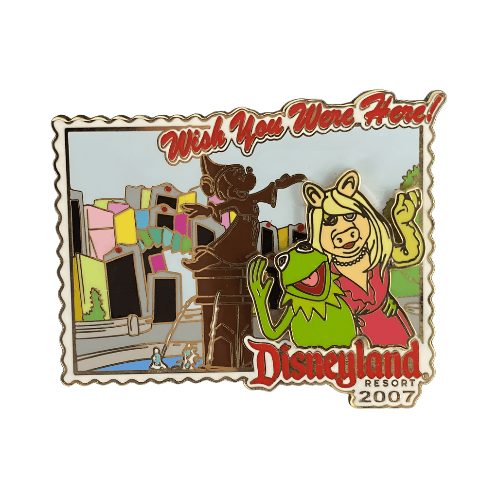 Sorcerer Mickey Fountain - Kermit & Miss Piggy Disney pin