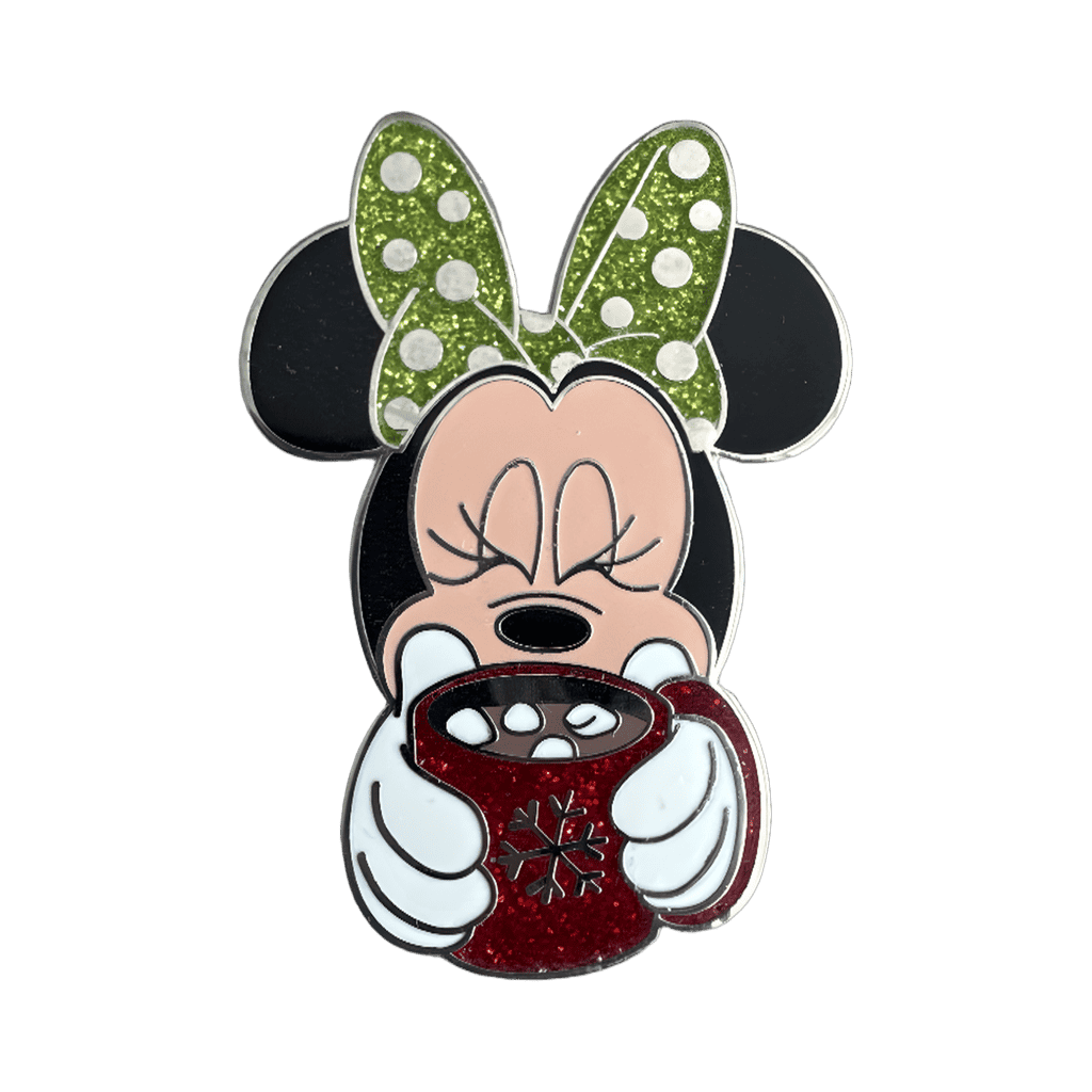 Minnie sipping cocoa Disney pin