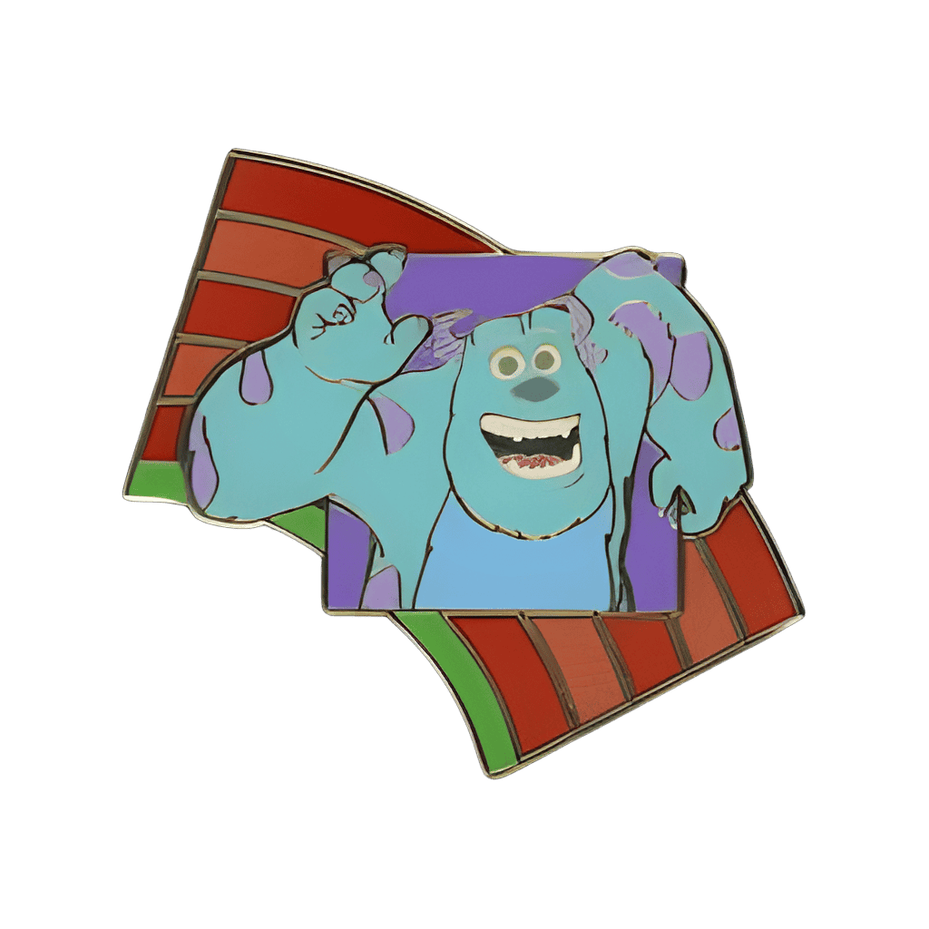 Running Track Puzzle - D4 - Sulley Disney pin