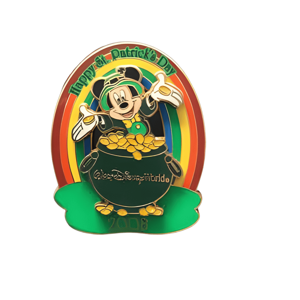 Mickey Mouse with a Pot of Gold Disney pin
