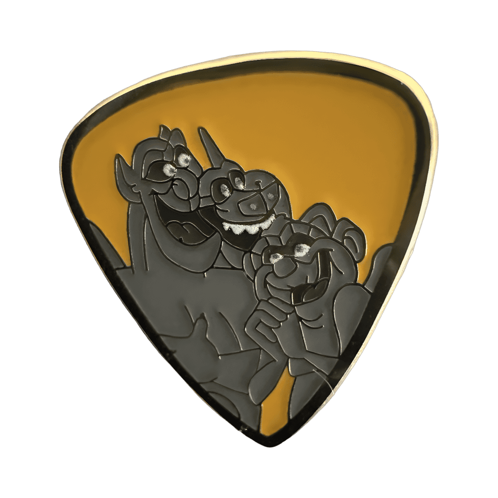 Victor, Hugo, and Laverne Guitar Pick Disney pin
