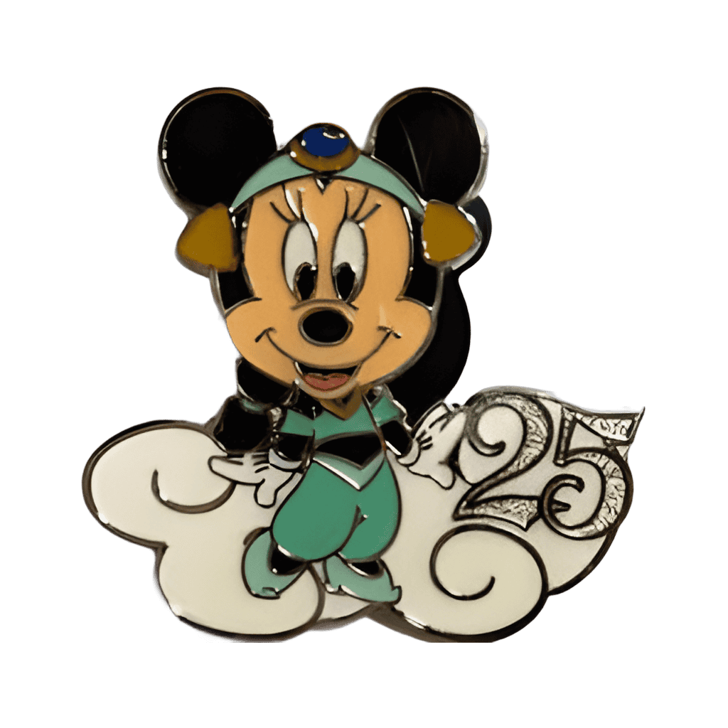 25th Anniversary - Cloud - Minnie Mouse as Jasmine Disney pin