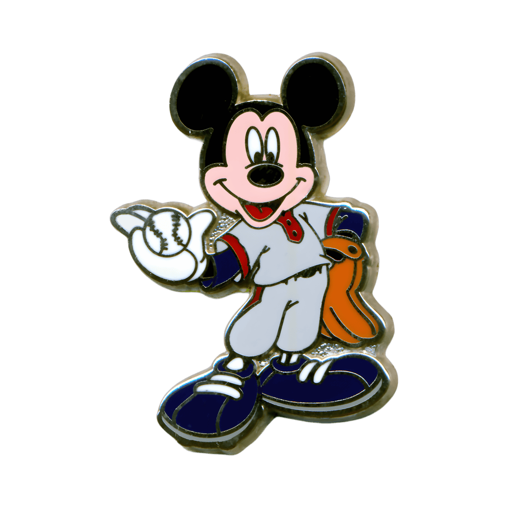 Mickey Baseball Player Disney pin