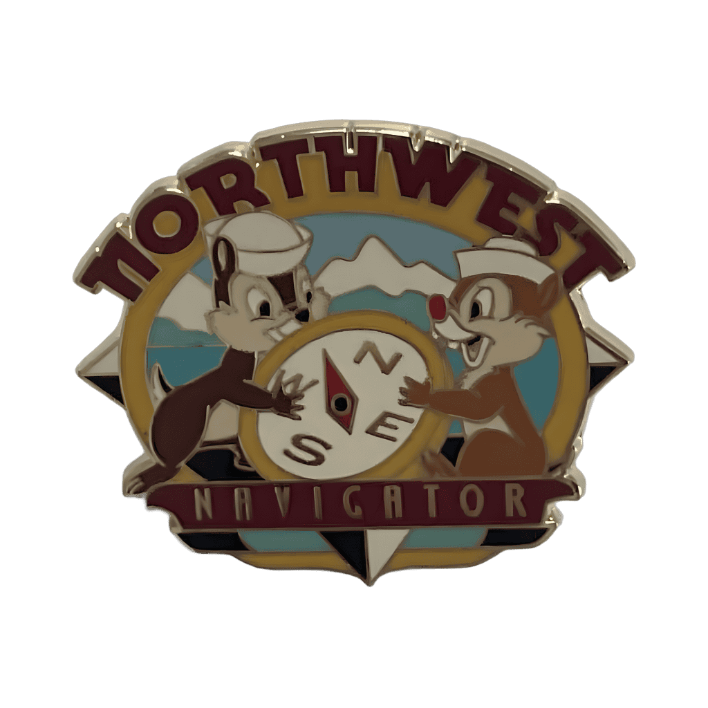 Chip & Dale - Northwest Navigator Disney pin
