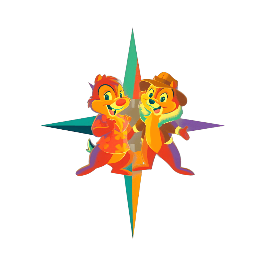 Rescue Rangers - Chip and Dale Disney pin
