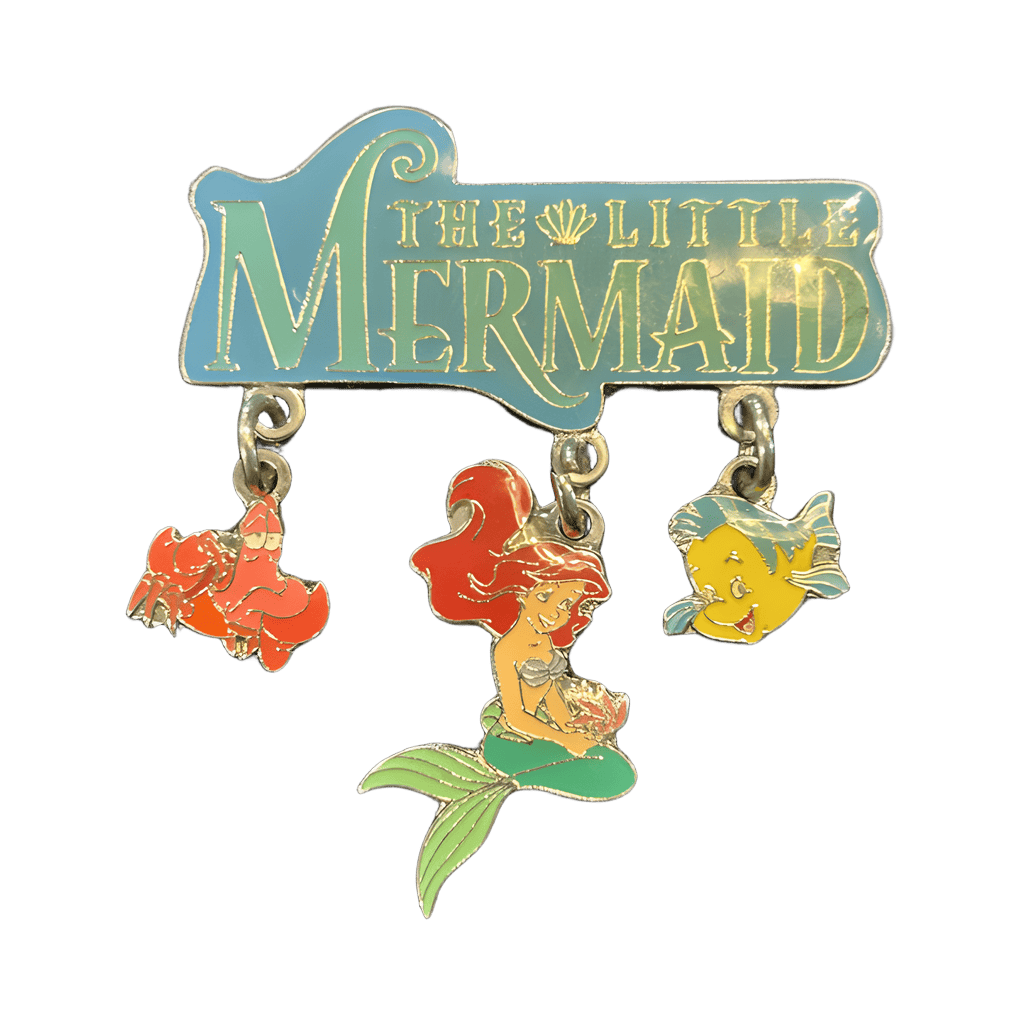 Sebastian, Ariel & Flounder Dangle Disney pin