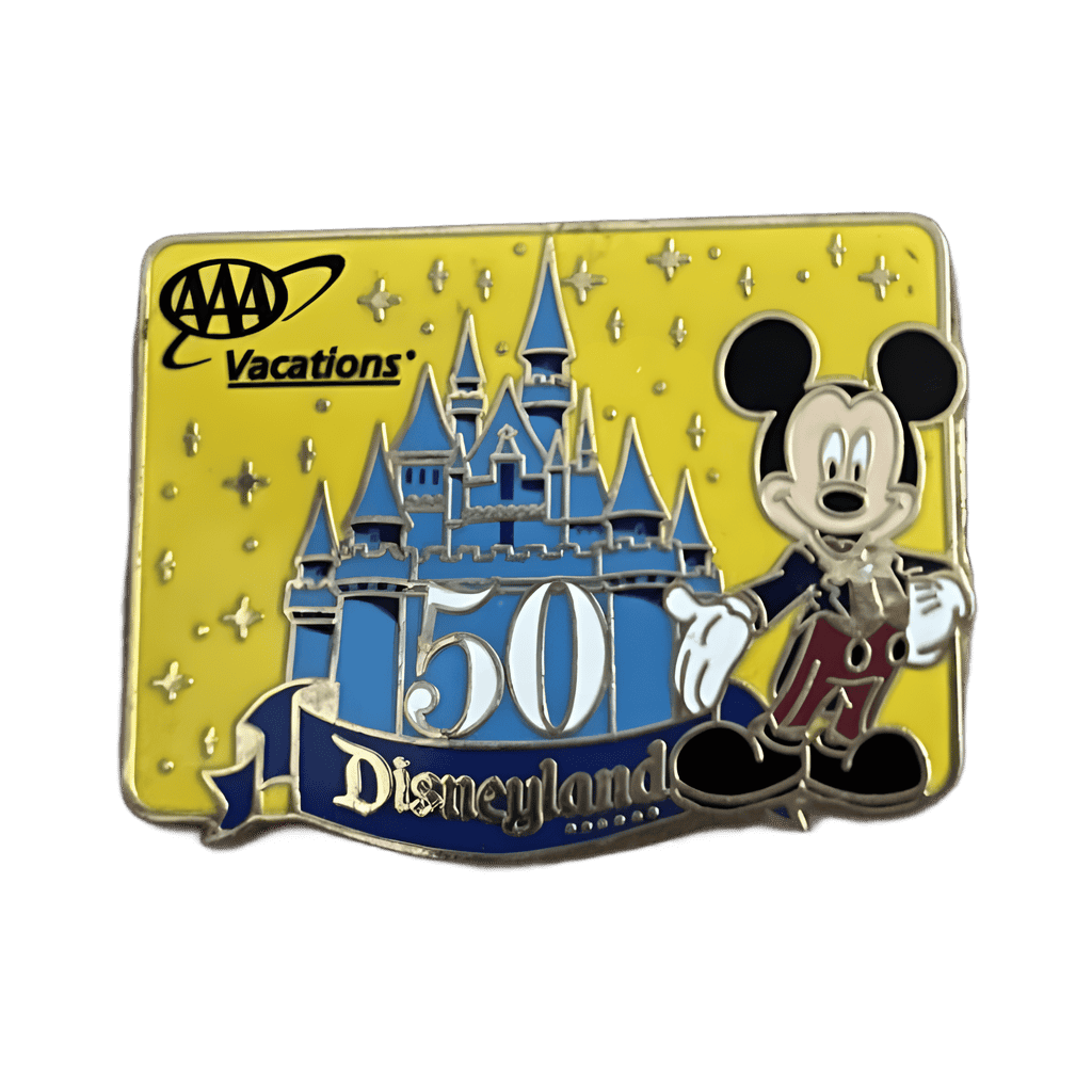 Disneyland 50th Anniversary Castle Disney pin