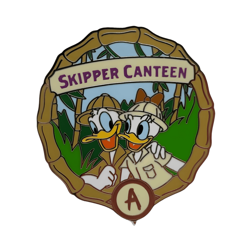Daisy and Donald at Skipper Canteen Disney pin