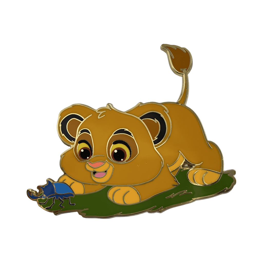 Baby Simba with Beetle Disney pin