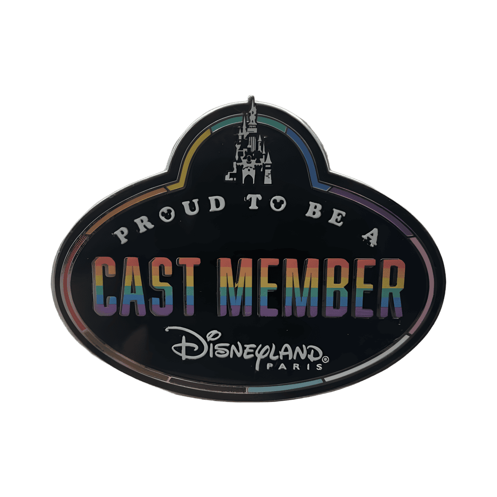 Proud to be a Cast Member Pride Disney pin