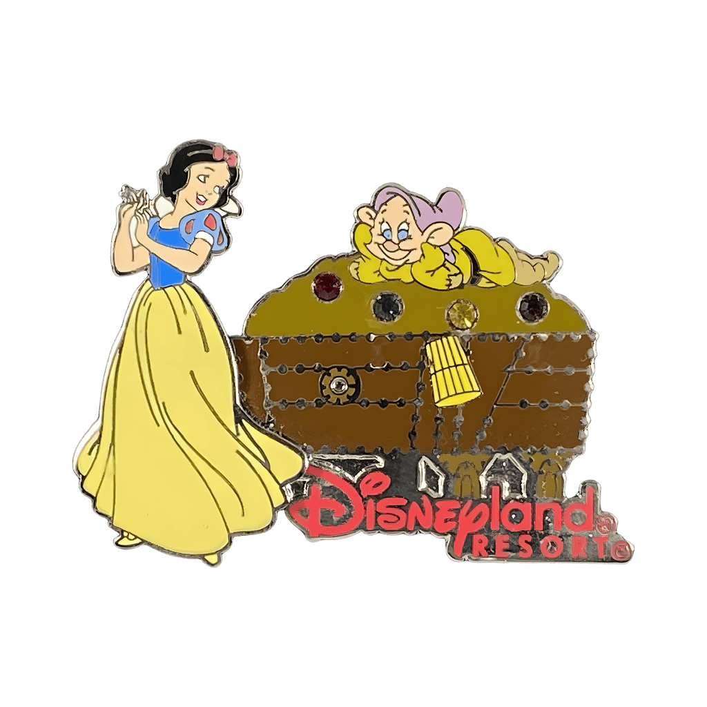 Annual Passholder - Snow White with Dopey on Mine Car Disney pin