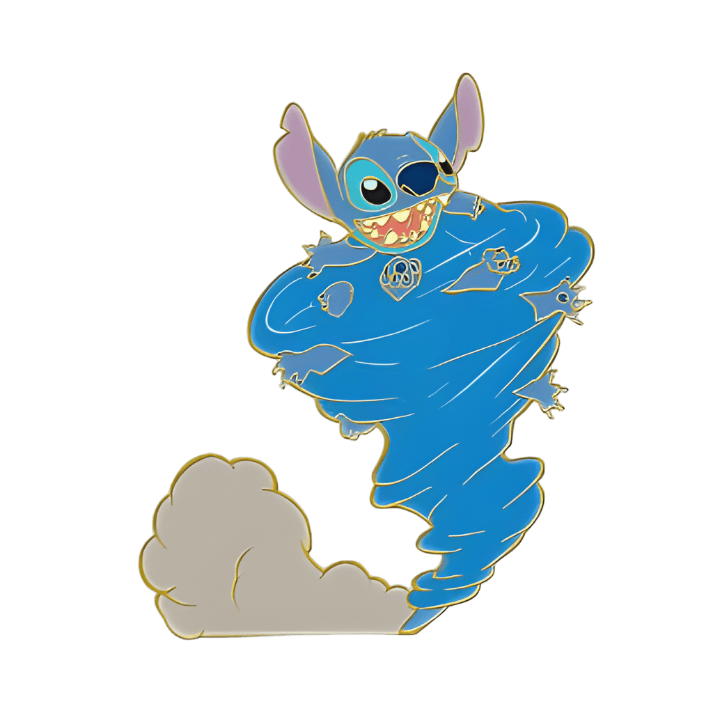 Stitch tornado Disney pin