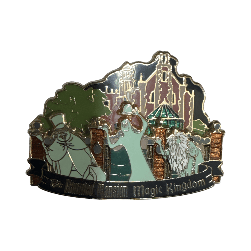 Hitchhiking Ghosts at Haunted Mansion Gate Disney pin