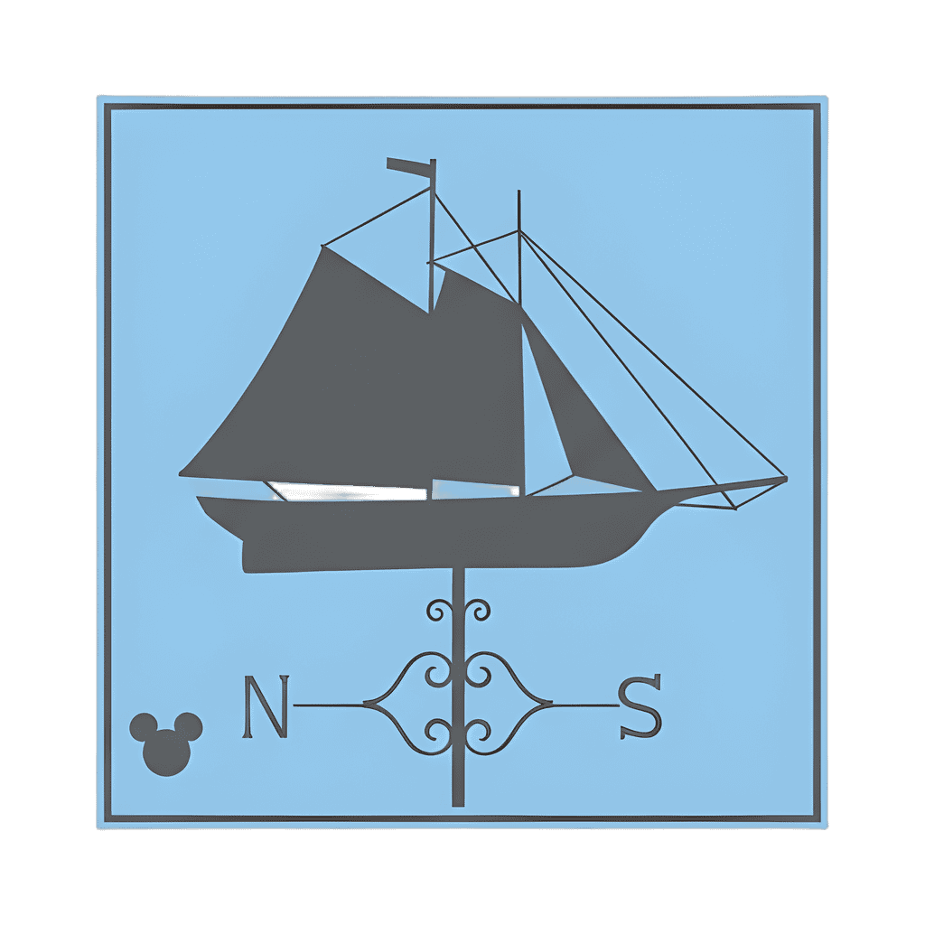Captain Gore's Schooner (Haunted Mansion) Disney pin