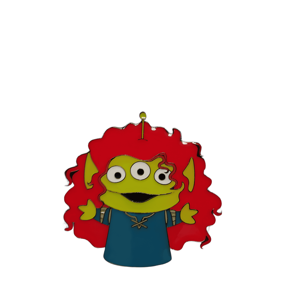 Alien as Merida Disney pin