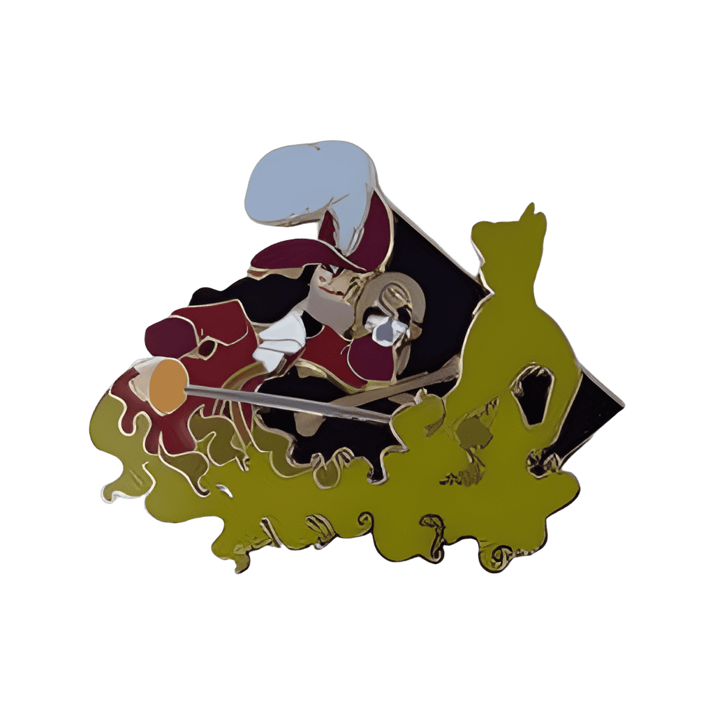 Captain Hook and Peter Pan Disney pin