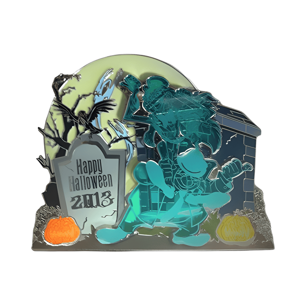 Hitchhiking Ghosts Stained Glass Jumbo Pin Disney pin