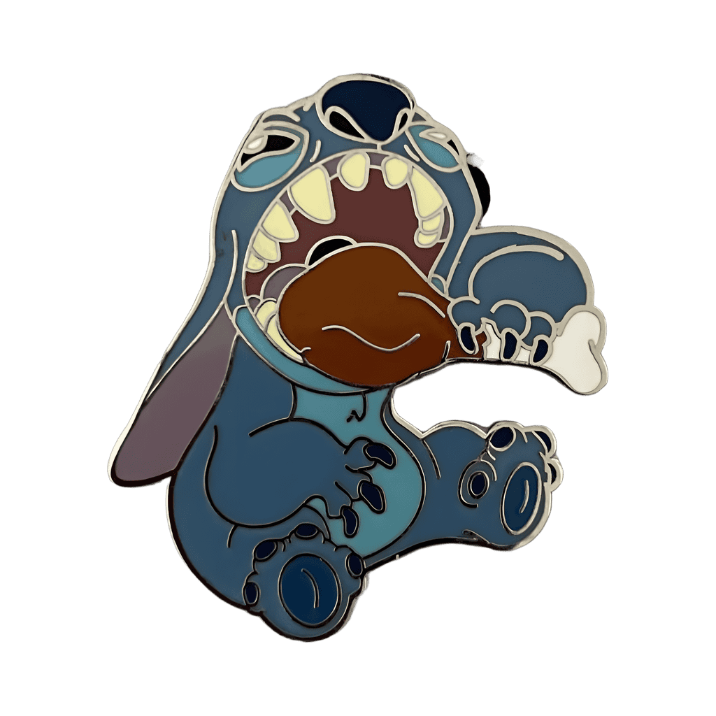Iconic Park Snacks Booster Set - Stitch Eating A Turkey Leg Disney pin