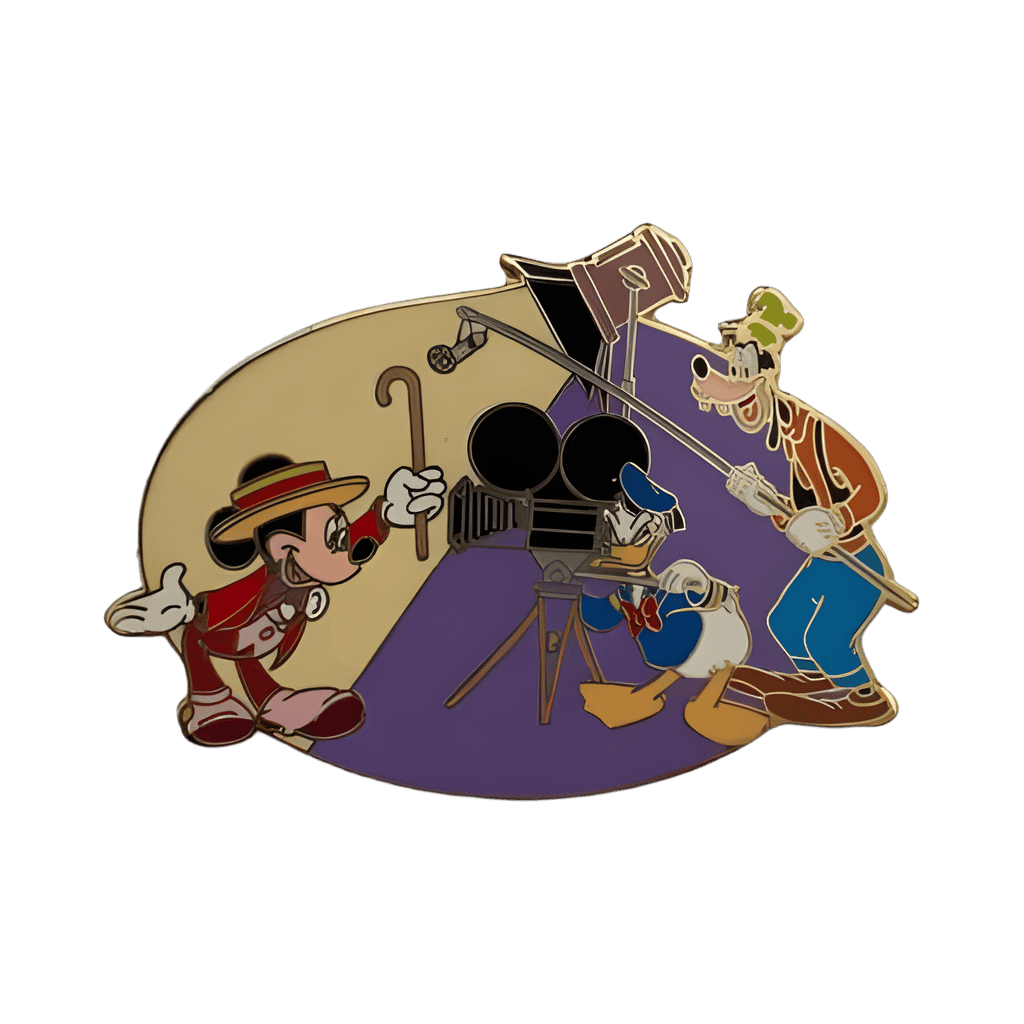 Mickey, Goofy. Donald Film Set Disney pin