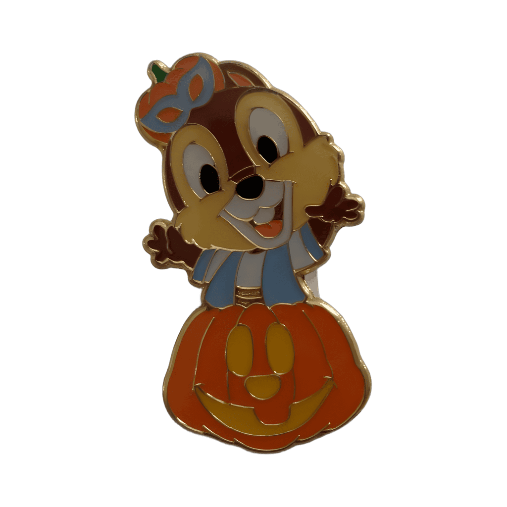 Halloween Pumpkin - Chip Disney pin