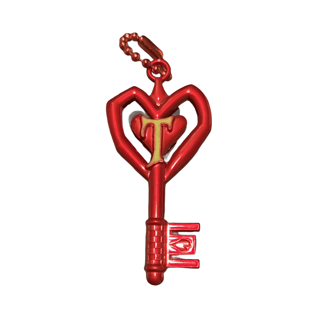 Heart key Disney pin