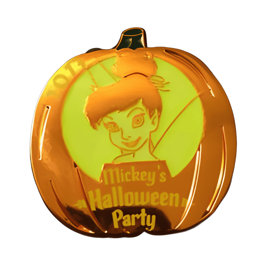Metal Pumpkin Pin Set - Tinker Bell Disney pin