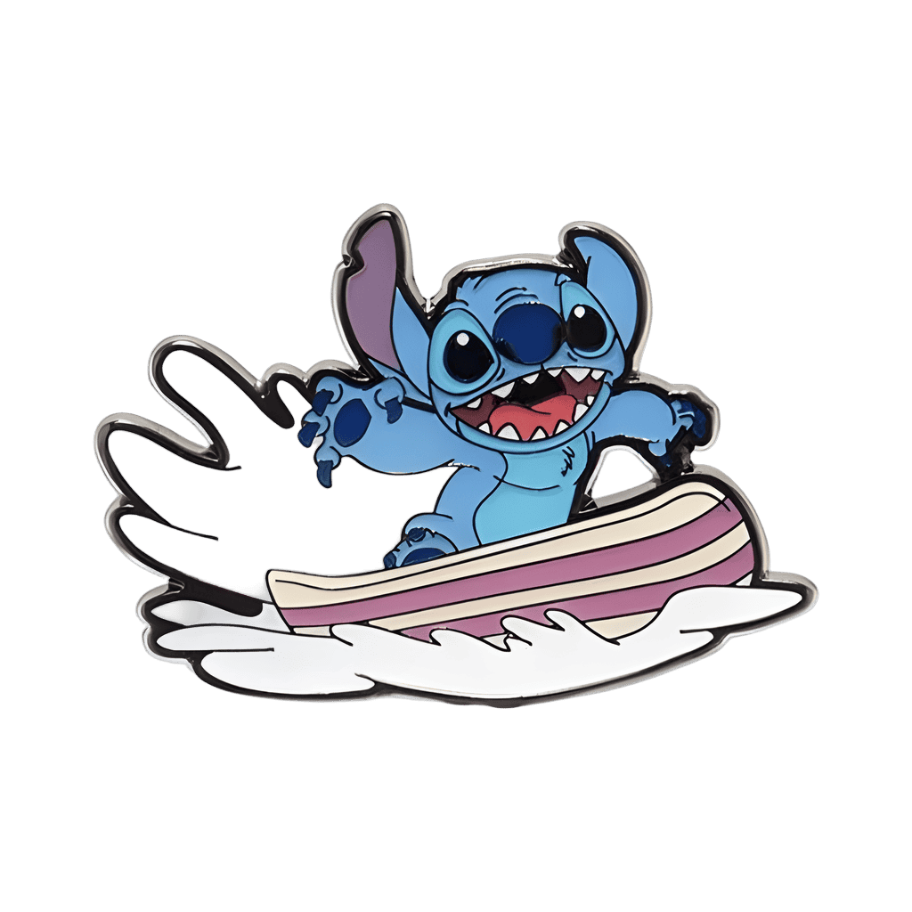 Stitch Snowboarding Disney pin