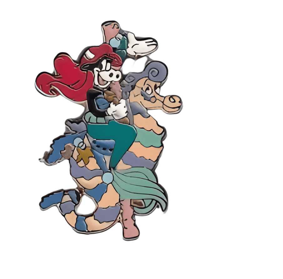 Clarabell Cow as Ariel Disney pin
