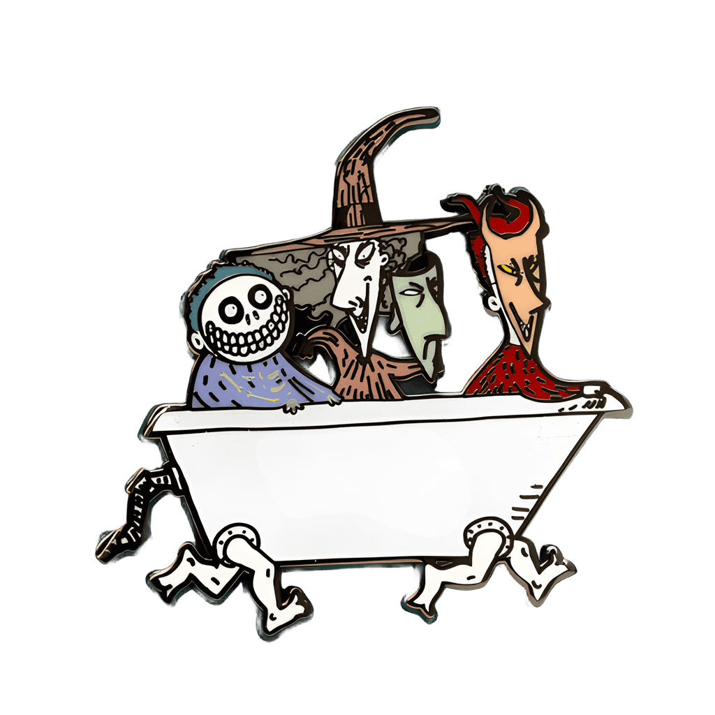 Lock Shock and Barrel in the Bathtub Disney pin