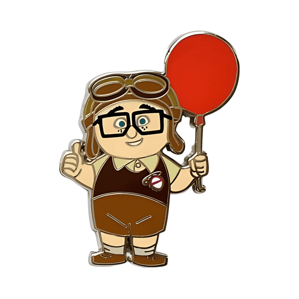 Young Carl Disney pin