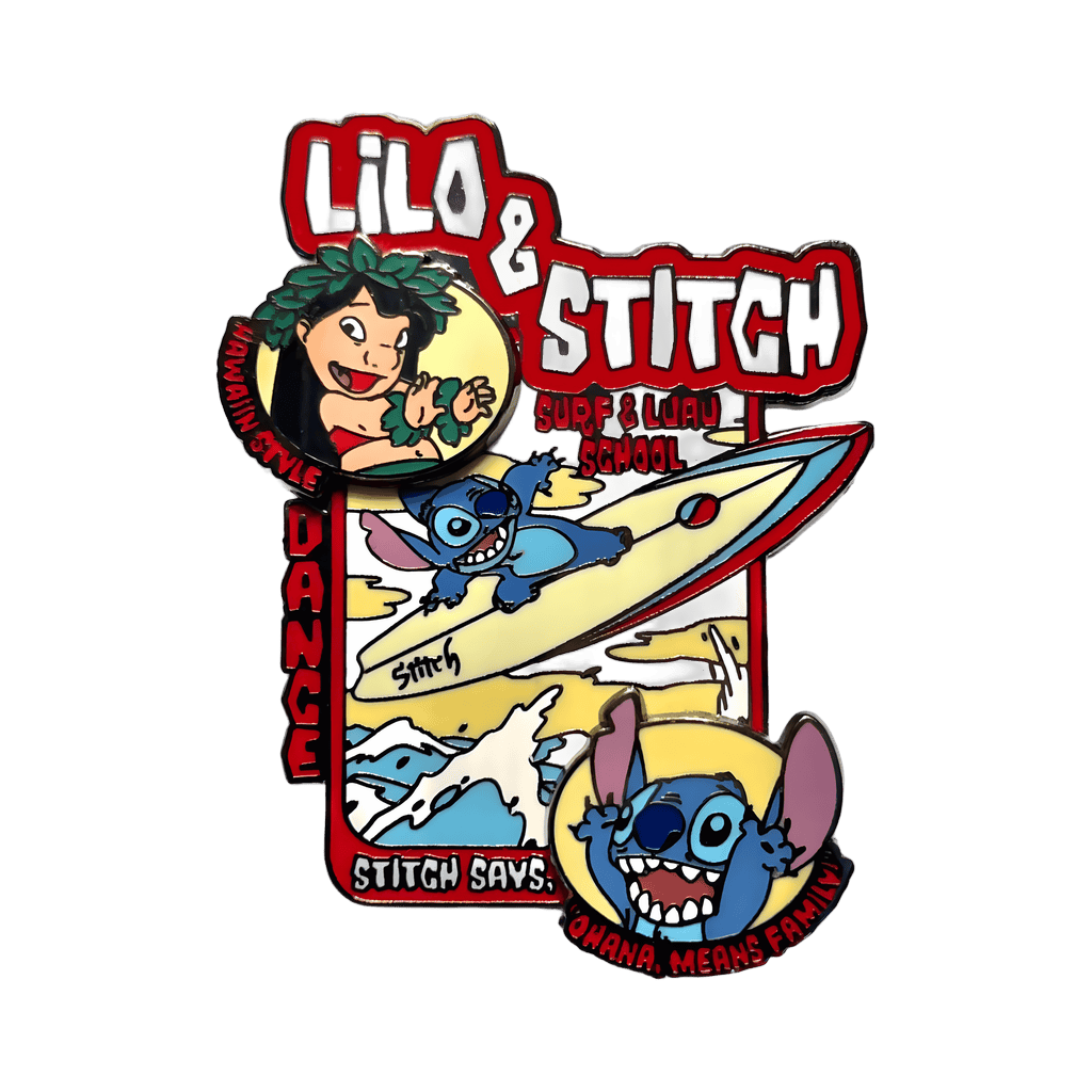 Lilo and Stitch - Surf and Luau School Disney pin