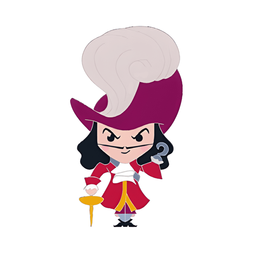 Captain Hook Disney pin