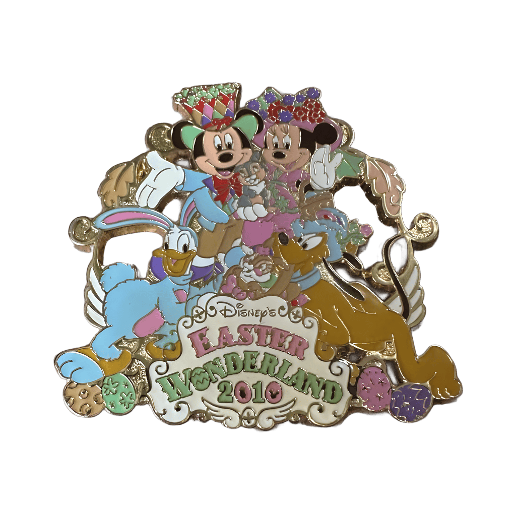 Mickey, Minnie, Donald, Pluto, Chip, Dale and Faline Disney pin
