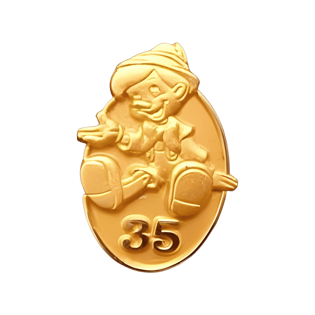 35 Years (Pinocchio Hand Up Version) Disney pin