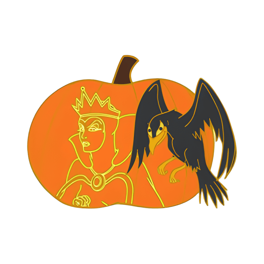 Evil Queen & Raven Disney pin