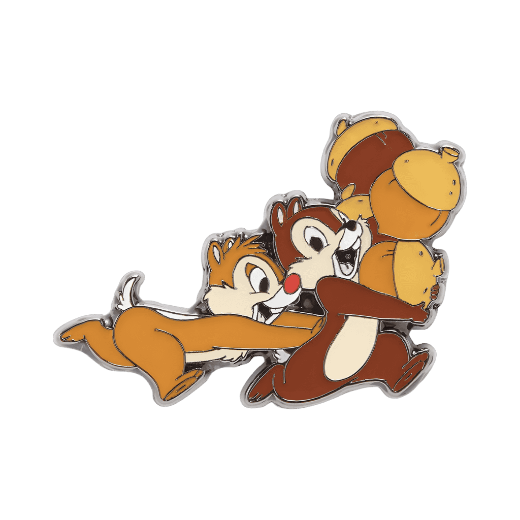 Chip and Dale Acorns Disney pin