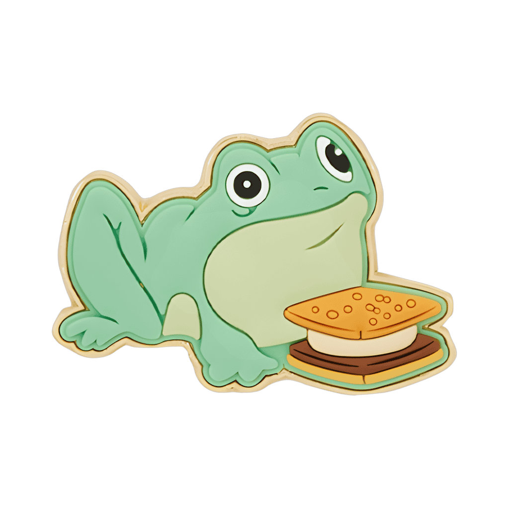 Frog with Smore CHASER Disney pin