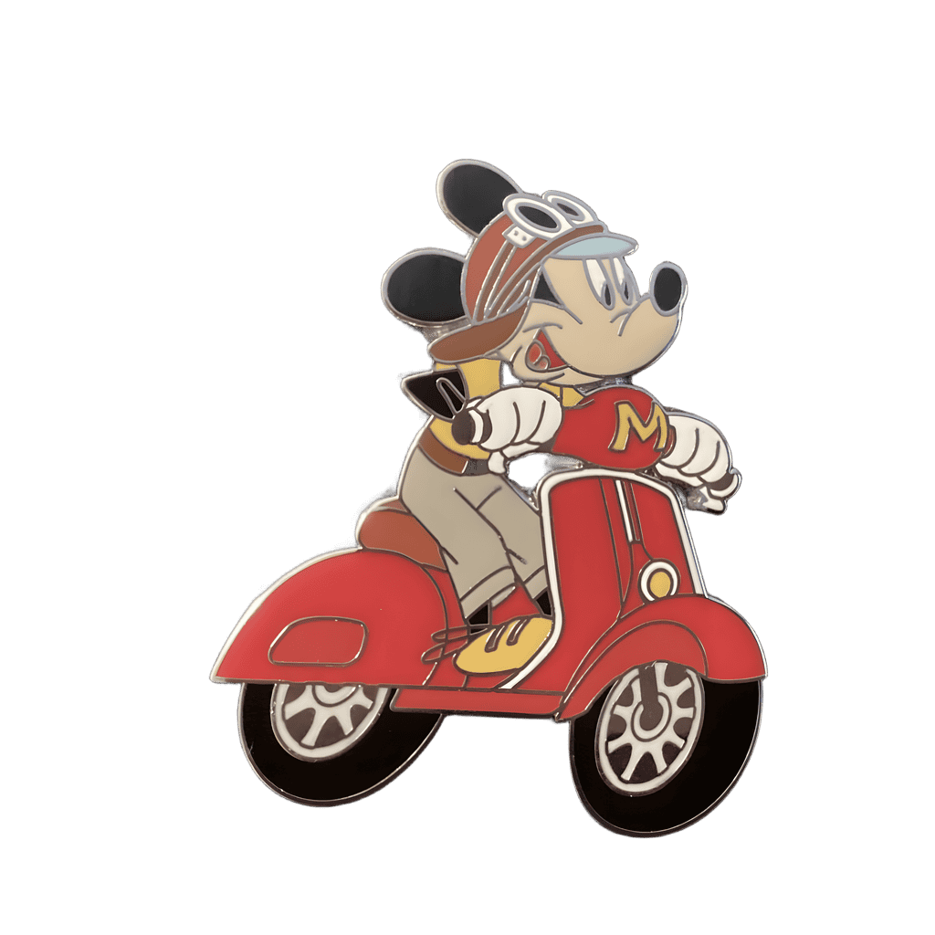 Vintage Mickey on Scooter Disney pin