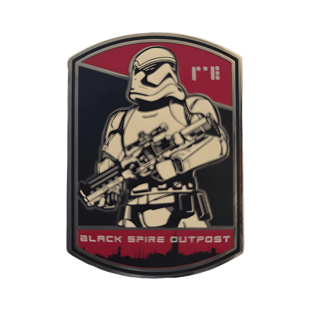 Black spire outpost Disney pin