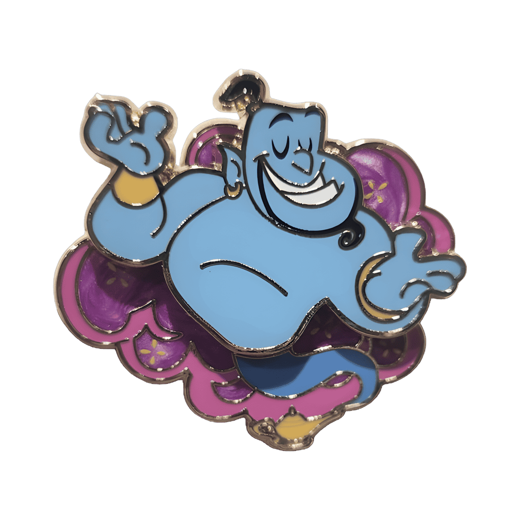 Genie and Cheshire Cat Pin Set - Genie Disney pin