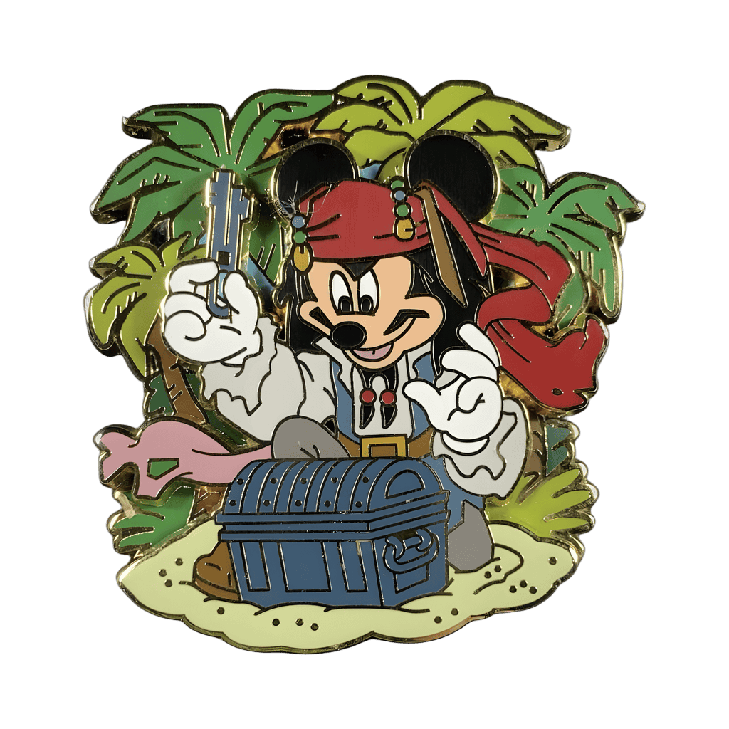 Mickey Mouse as Jack Sparrow Disney pin