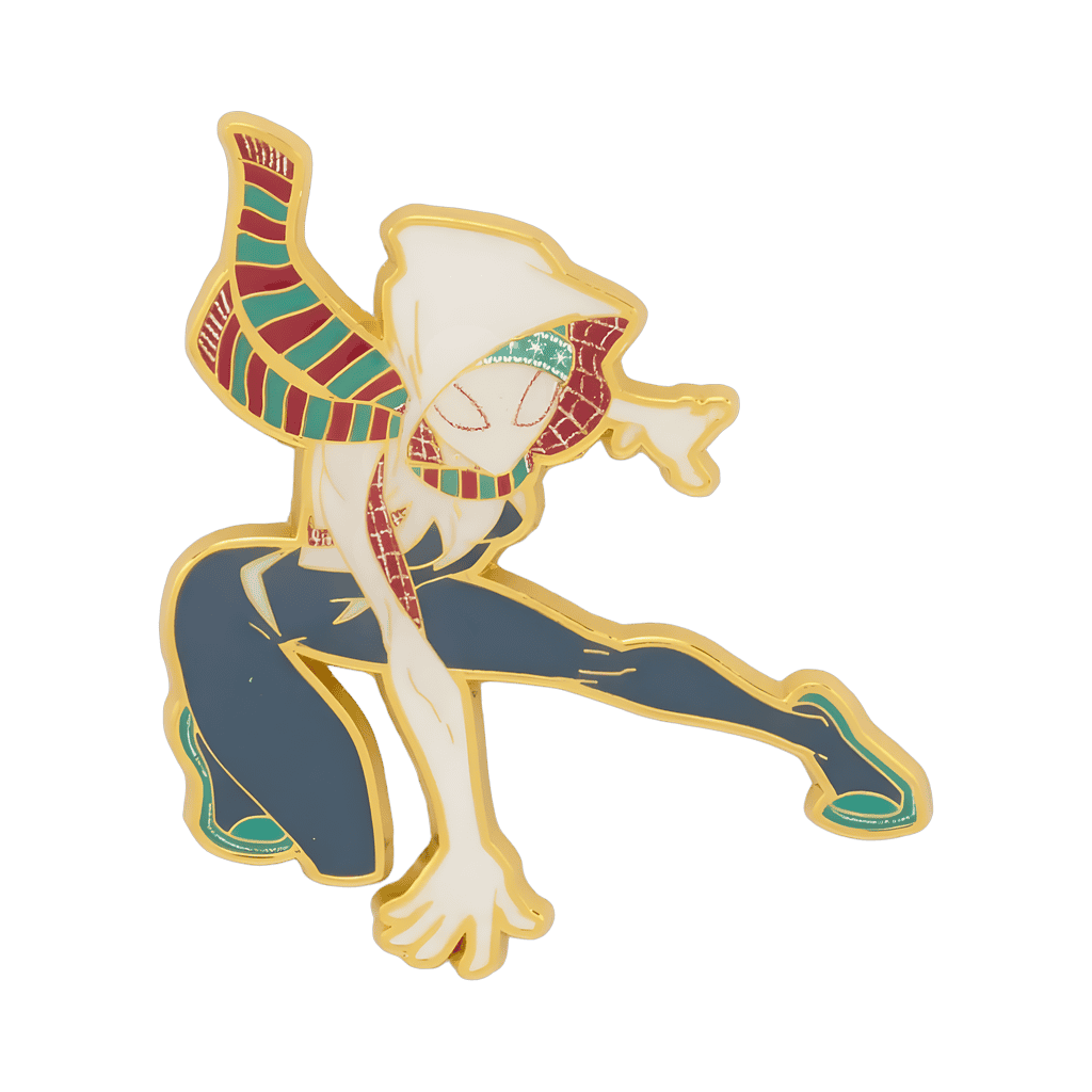 Spider-Gwen Dressed for the Holidays Disney pin