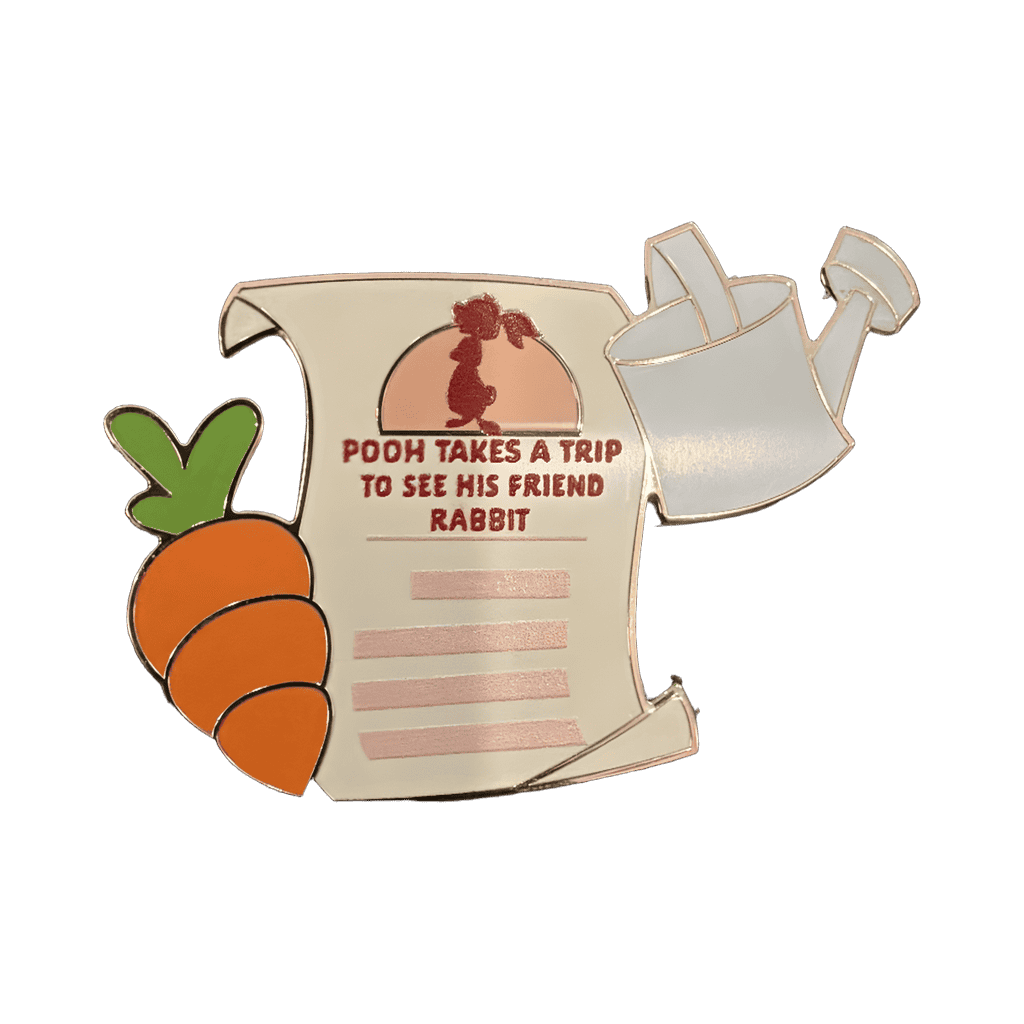 Pooh takes a Trip to See His Friend Rabbit Disney pin