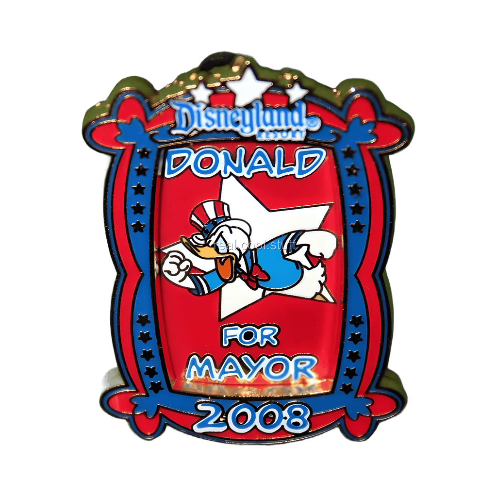 Donald for Mayor Disney pin