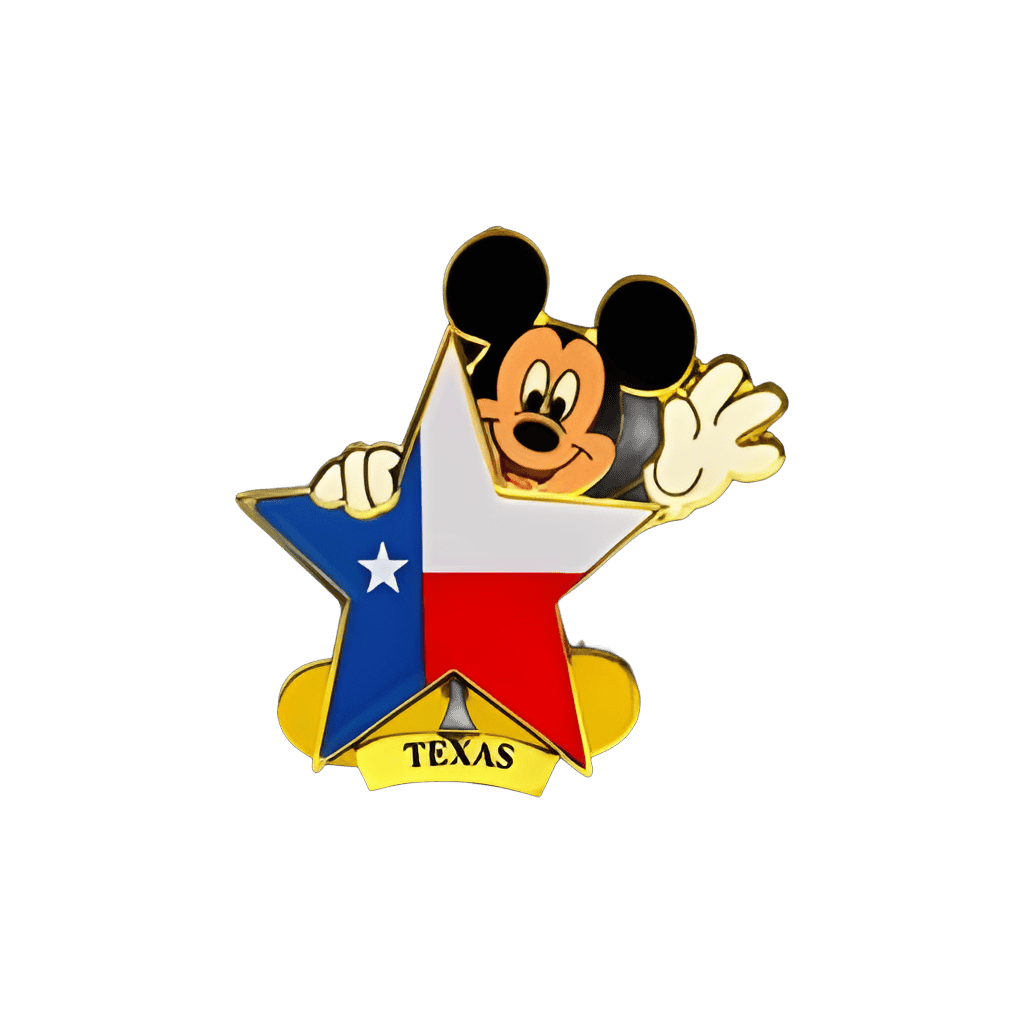 Texas Disney pin