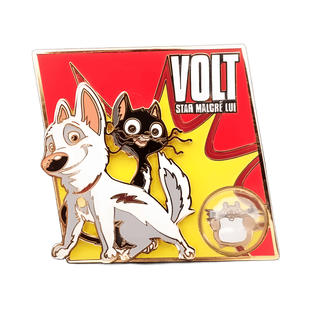 Bolt (Volt), Mittens and Rhino Disney pin