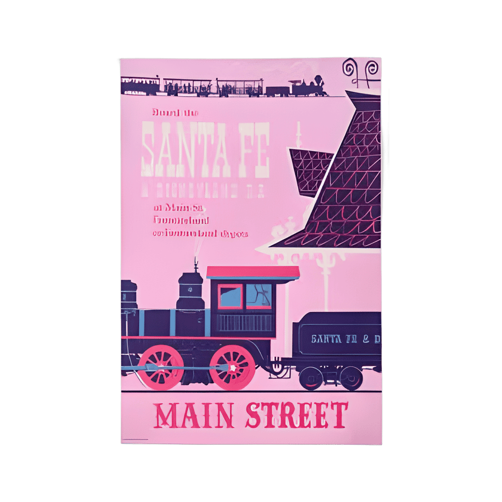 Santa Fe Railroad - Main Street Disney pin