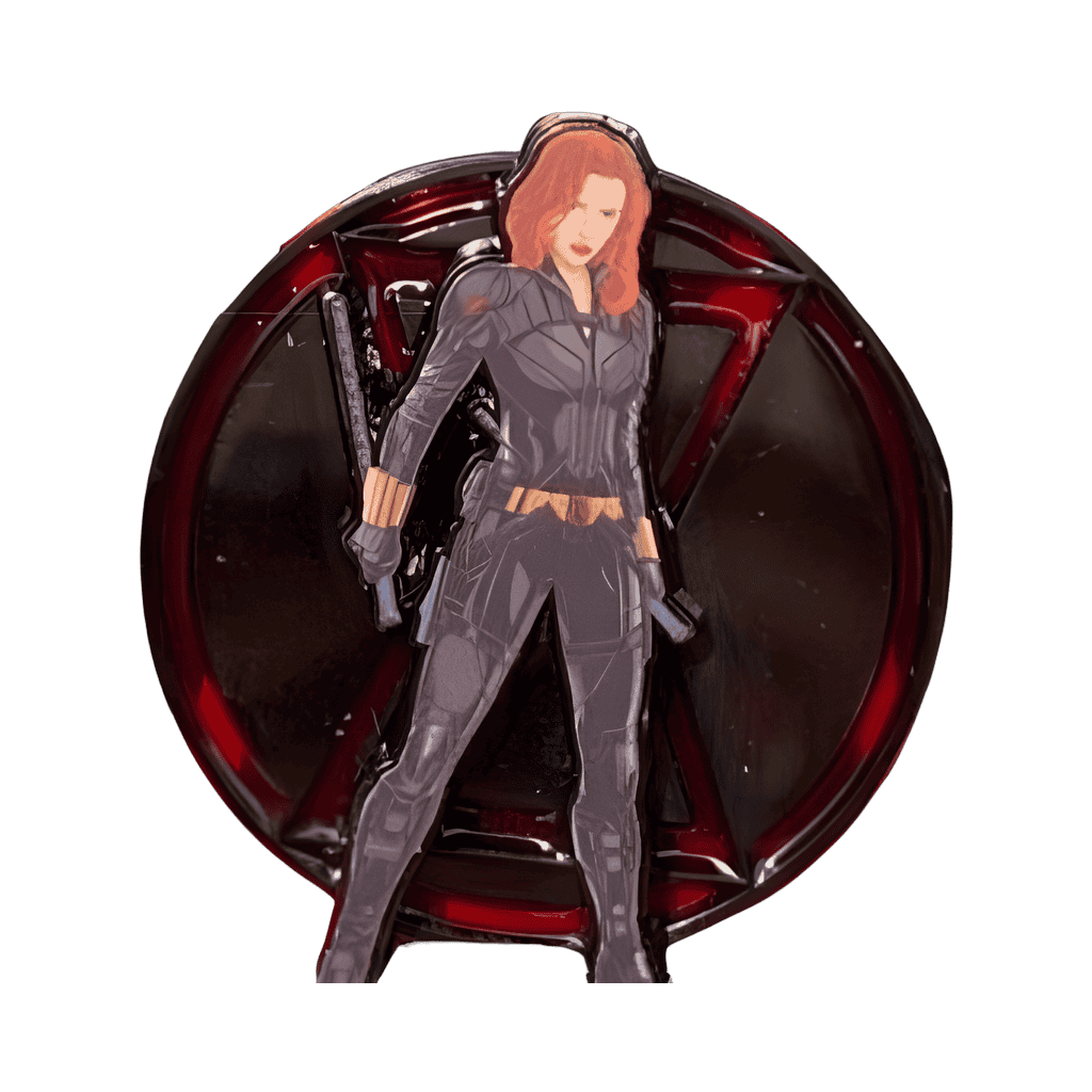 Black Widow Logo Disney pin